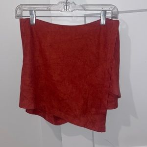 Red Velvet-Feel Skort